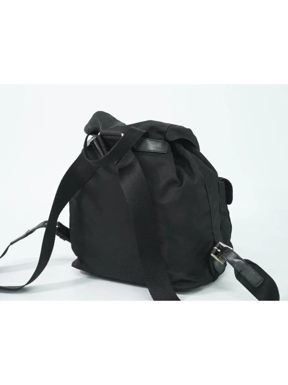 Prada Vela Backpack Nylon Black